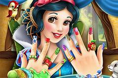 Маникюр Белоснежки - Snow White Nails
